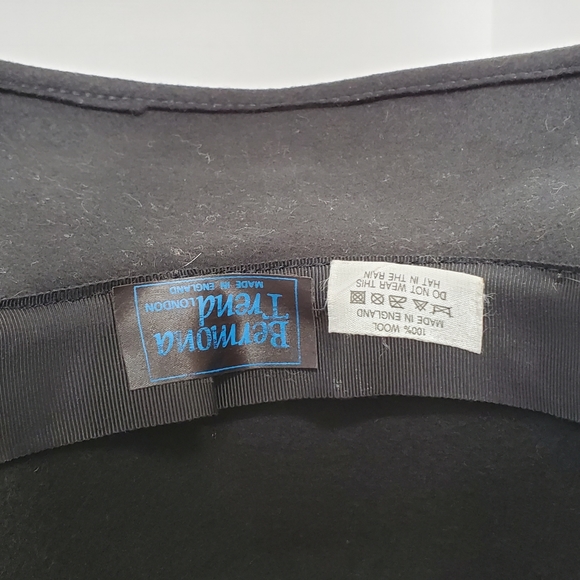 Black Wool Hat Bermona Trend London - Picture 5 of 8